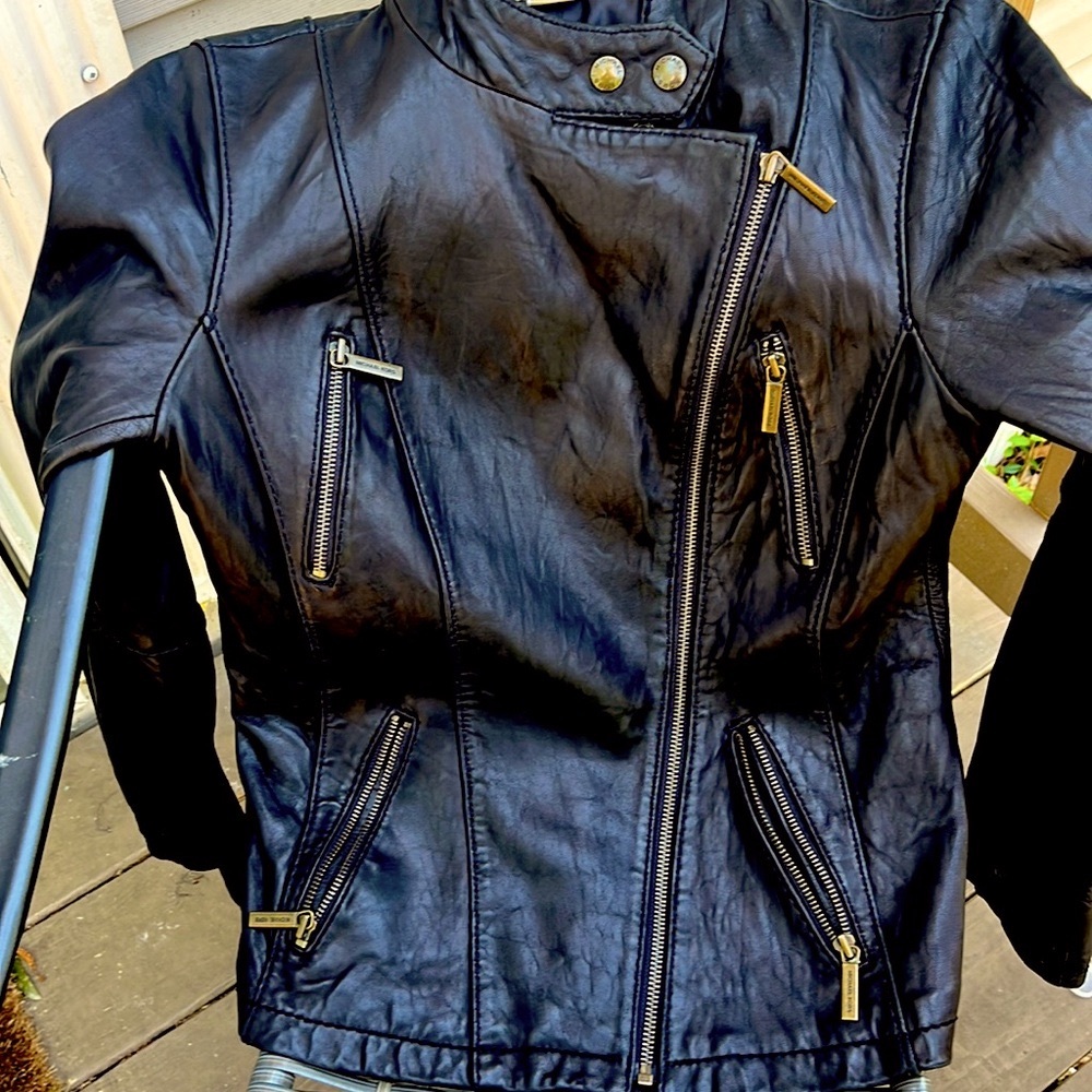 Micheal Kor’s leather jacket